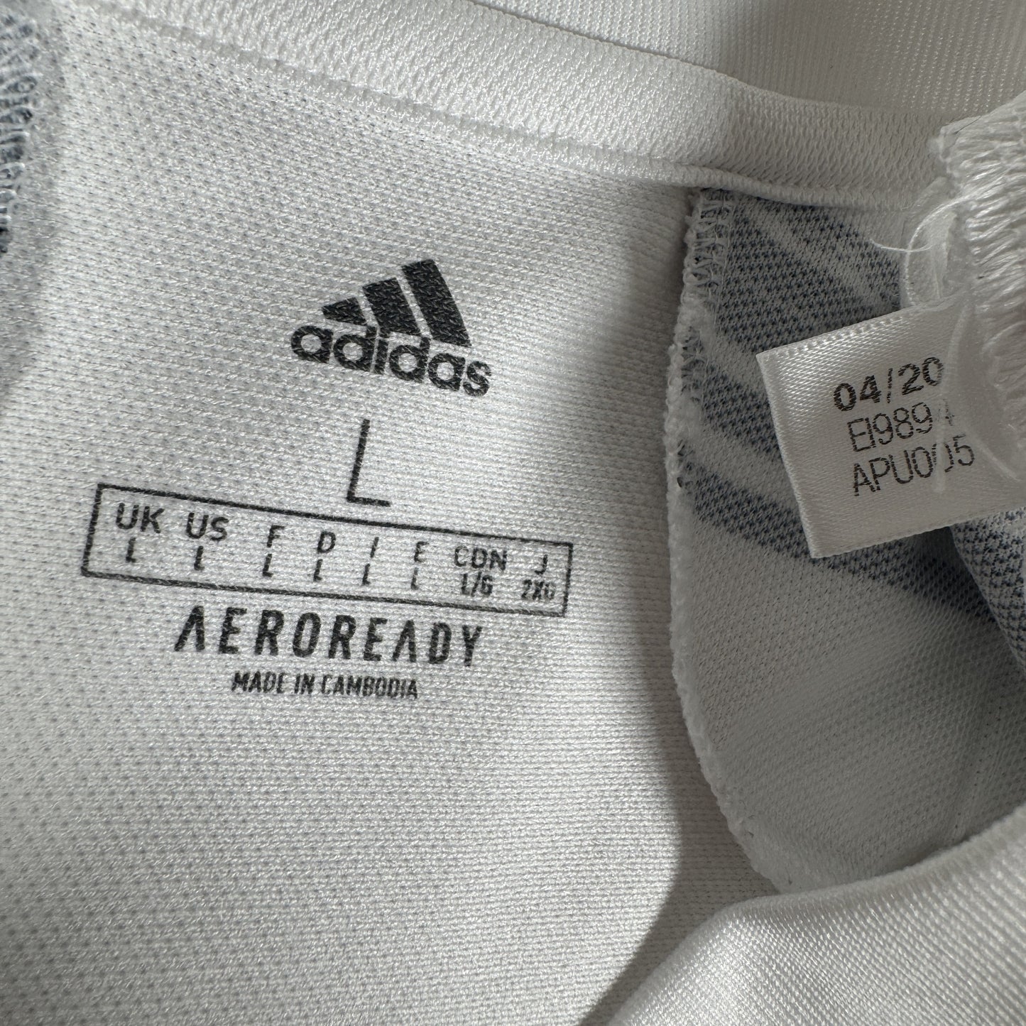 Juventus 2020/2021 Home Football Shirt Large