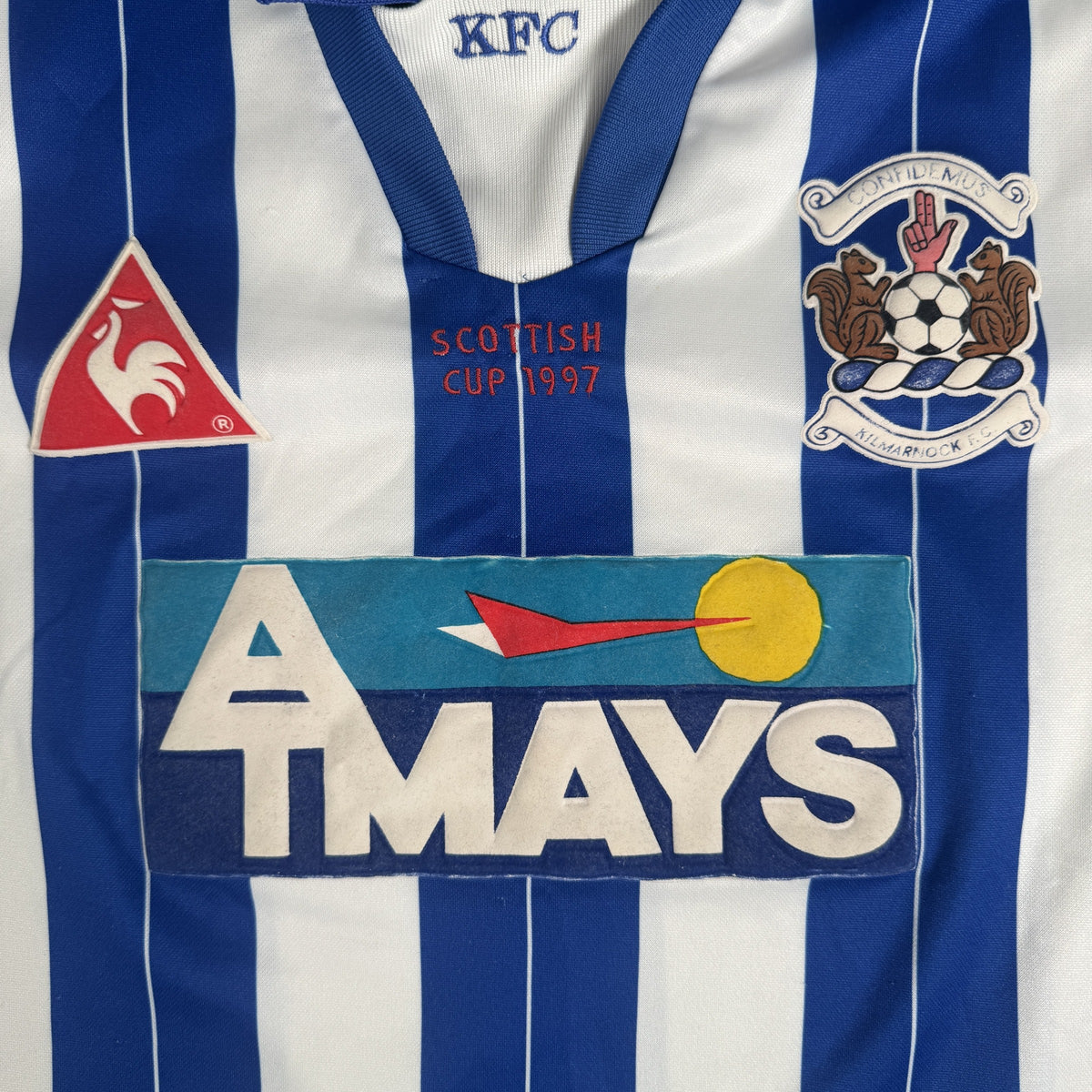 Kilmarnock 1996/1997 Home Football Shirt Small