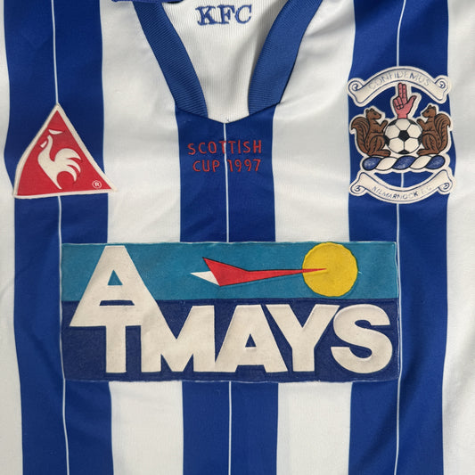 Kilmarnock 1996/1997 Home Football Shirt Small