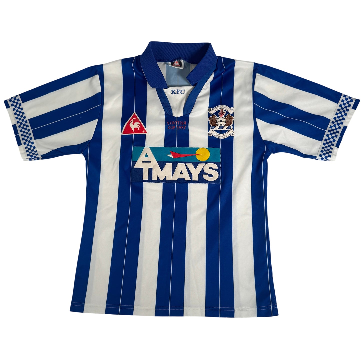 Kilmarnock 1996/1997 Home Football Shirt Small