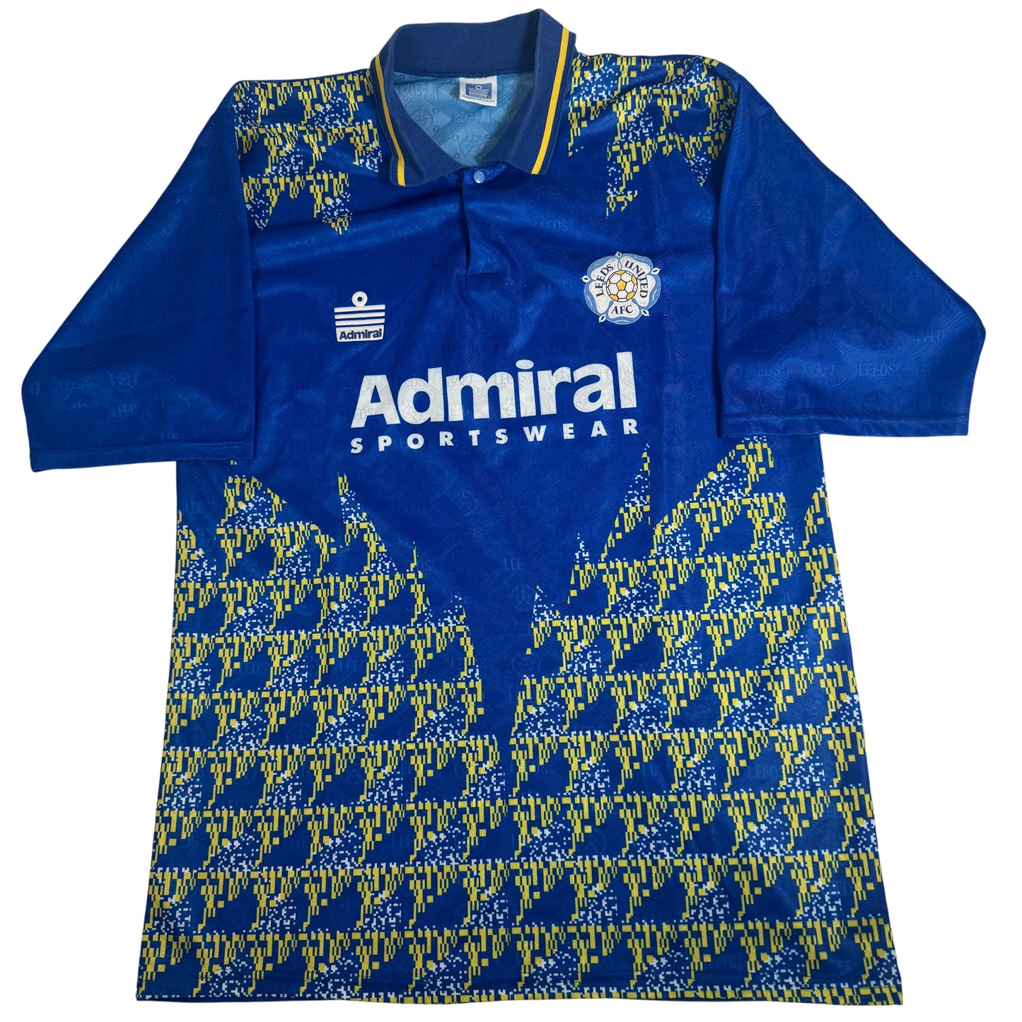 Leeds United 1992/1993 Away Football Shirt Large