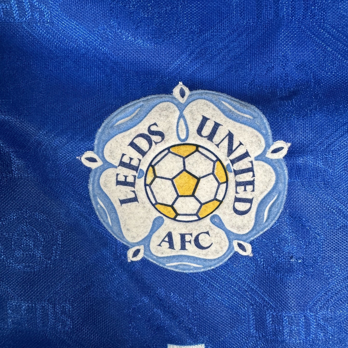 Leeds United 1992/1993 Away Football Shirt Large