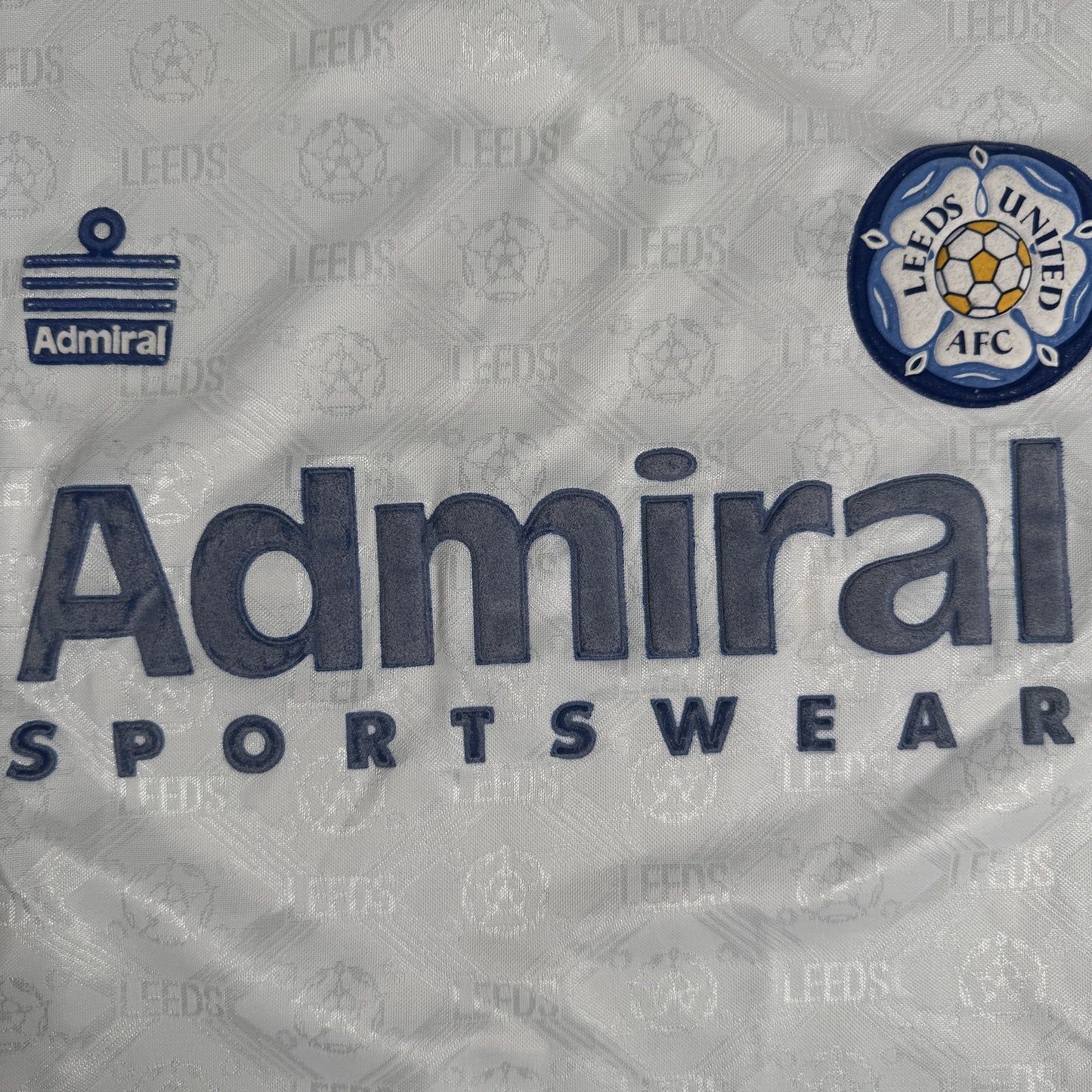 Leeds United 1992/1993 Home Football Shirt Large