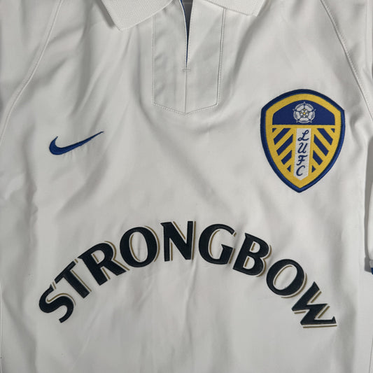 Leeds United 2002/2003 Home Football Shirt Large