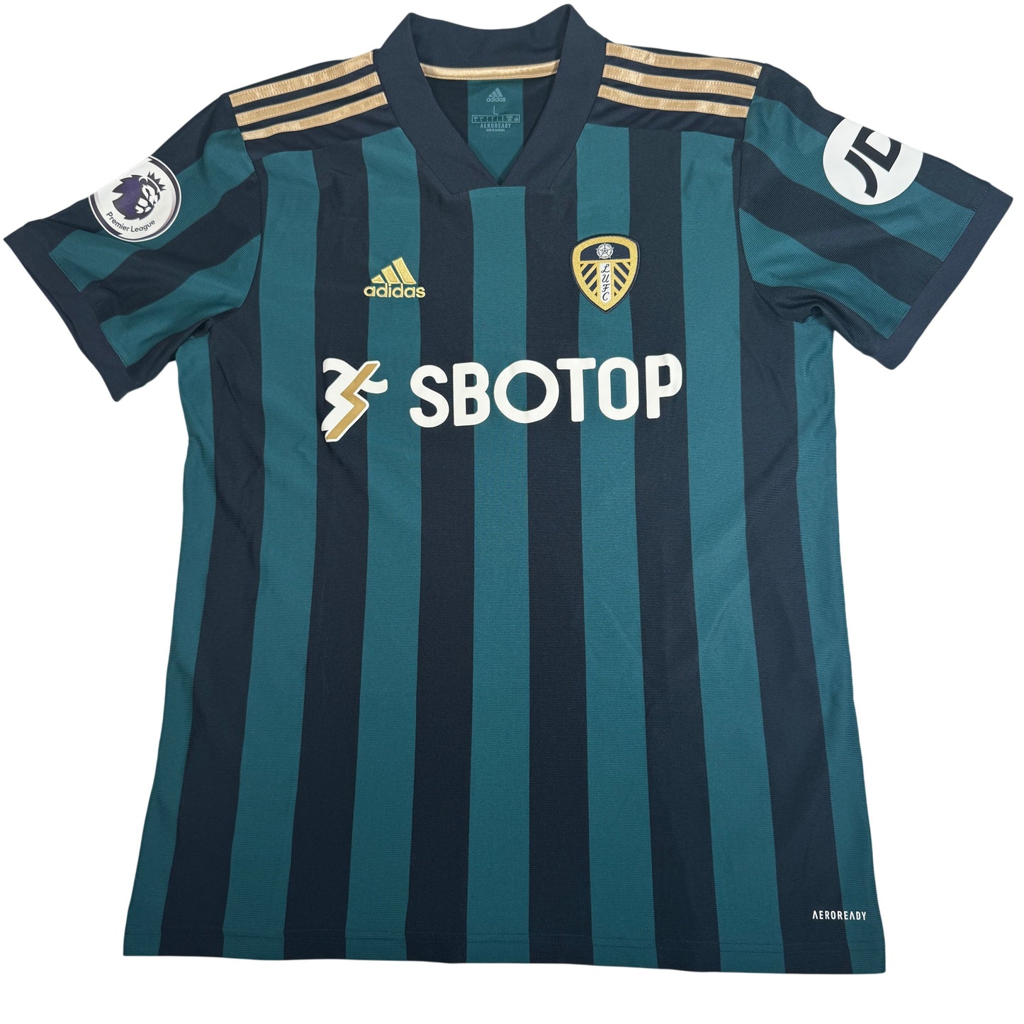 Leeds United 2020/2021 Away Football Shirt Large