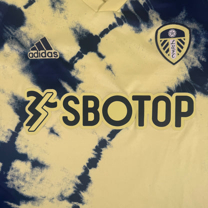 Leeds United 2022/2023 Away Football Shirt XXL 2XL — front close-up