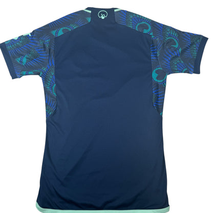 Leeds United 2023/2024 Away Football Shirt Small — full back view