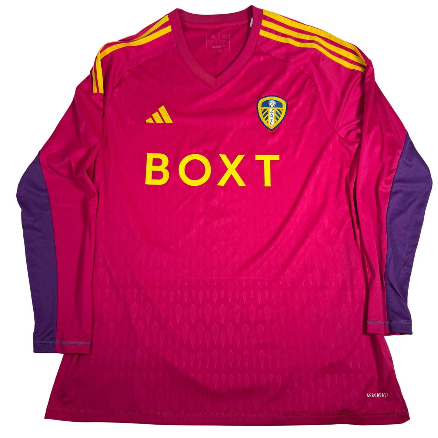 Meslier 1 Leeds United 2023/2024 Goalkeeper Long Sleeve Football Shirt XL