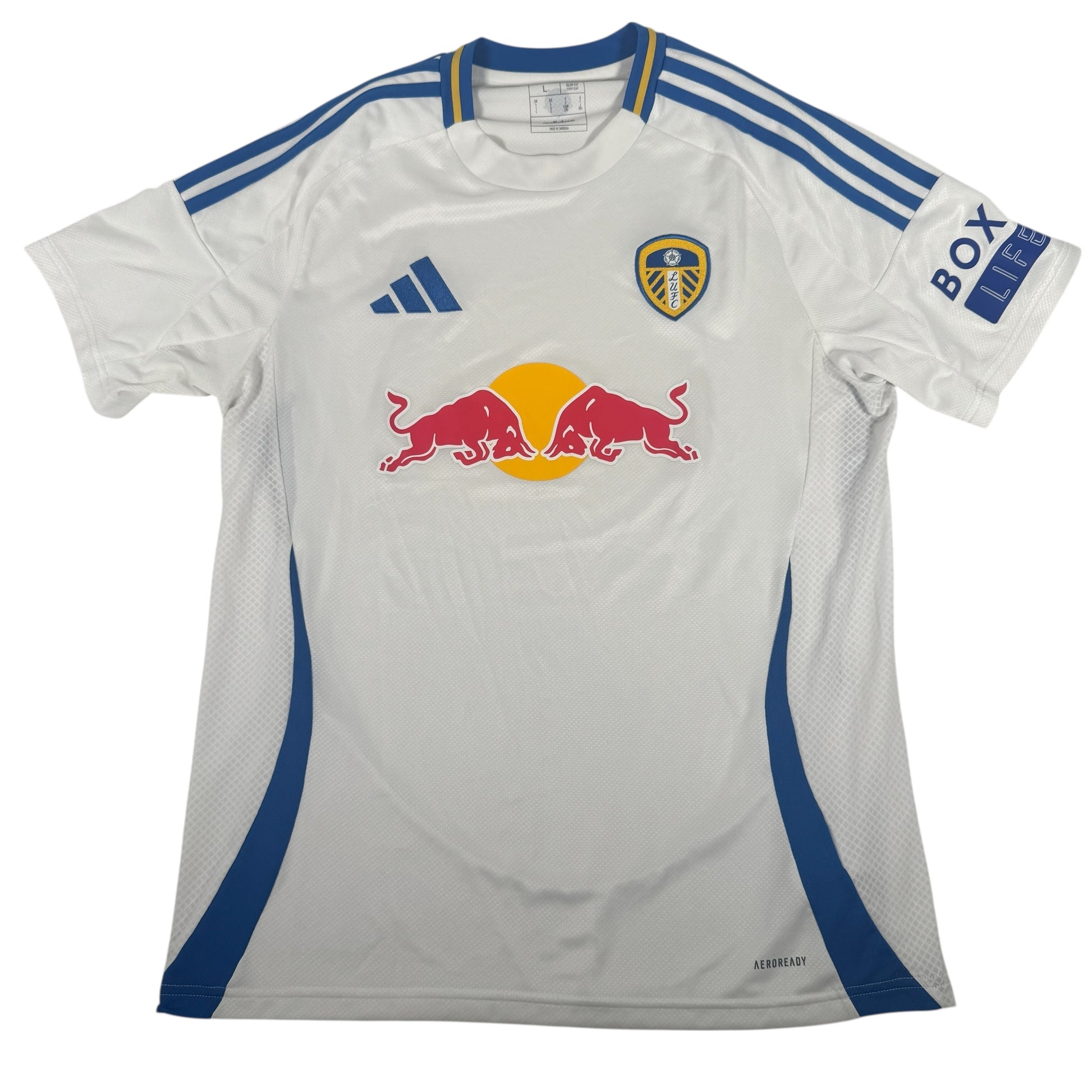 Leeds United 2024/2025 Home Football Shirt Large – Football Shirt Kingdom