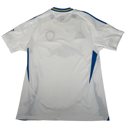 Leeds United 2024/2025 Home Football Shirt Large — full back view