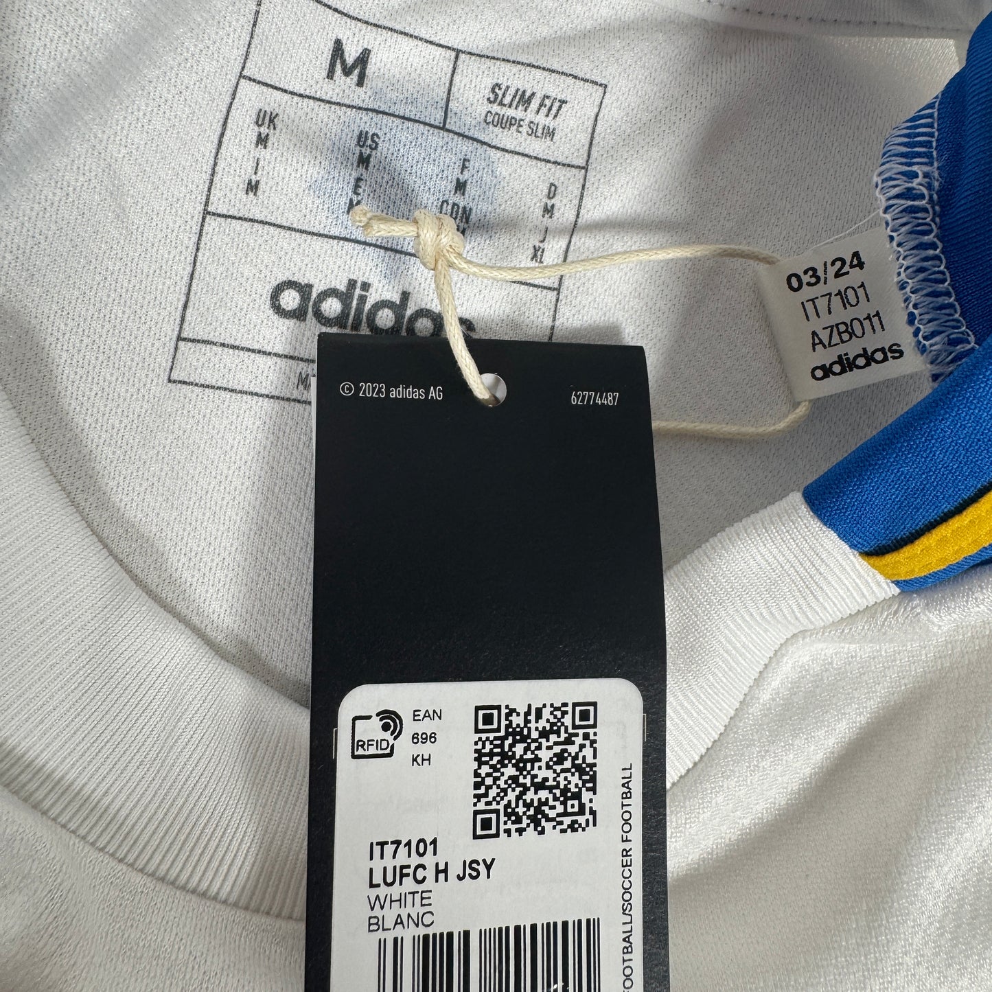 Leeds United 2024/2025 Home Football Shirt Medium BNWT – Football Shirt Kingdom