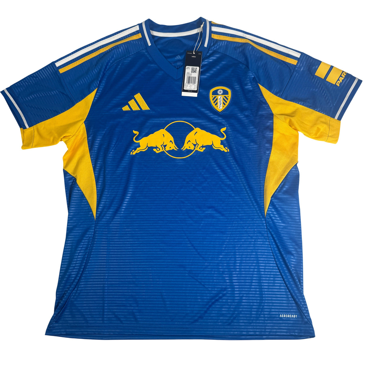 Front of Leeds United 2025/2026 away football shirt, size XL