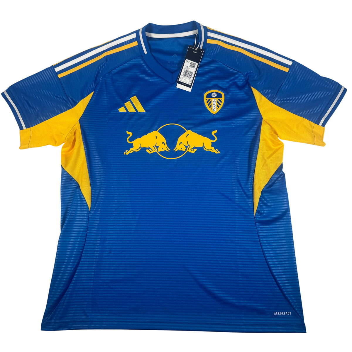 Front of Leeds United 2025/2026 away football shirt, size XL