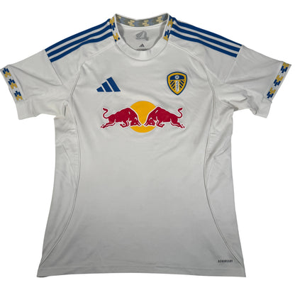 Leeds United 2025/2026 Home Football Shirt Large — full front view
