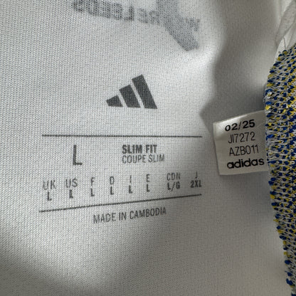Leeds United 2025/2026 Home Football Shirt Large
