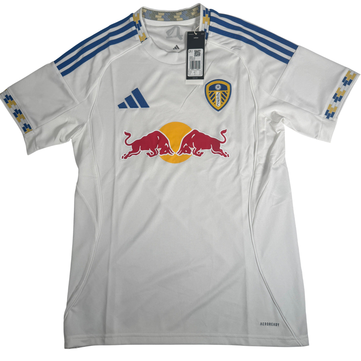 Front of Leeds United 2025/2026 home football shirt, size Medium