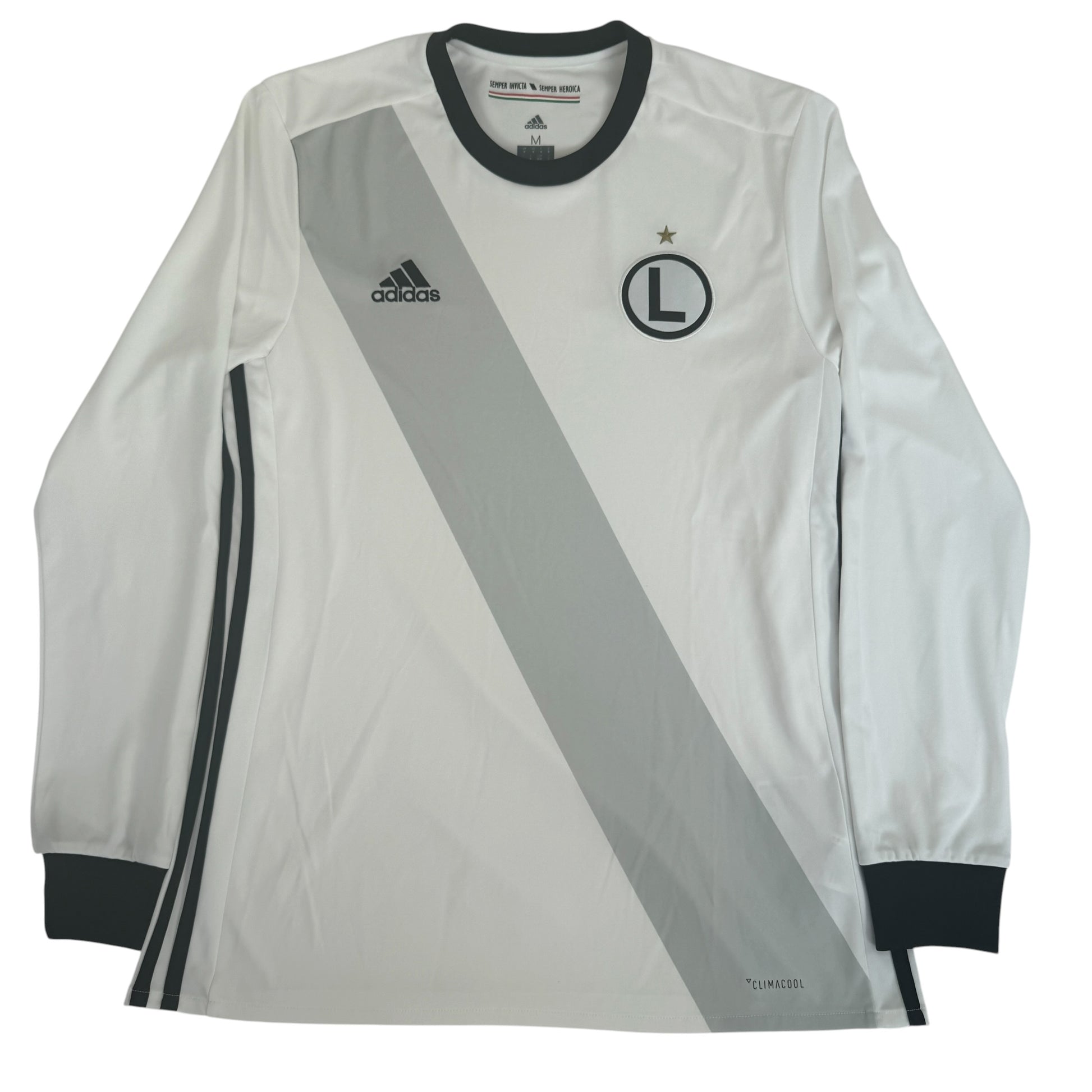 Legia Warsaw 2017/2018/2019 Home Long Sleeve Football Shirt Medium – Football Shirt Kingdom
