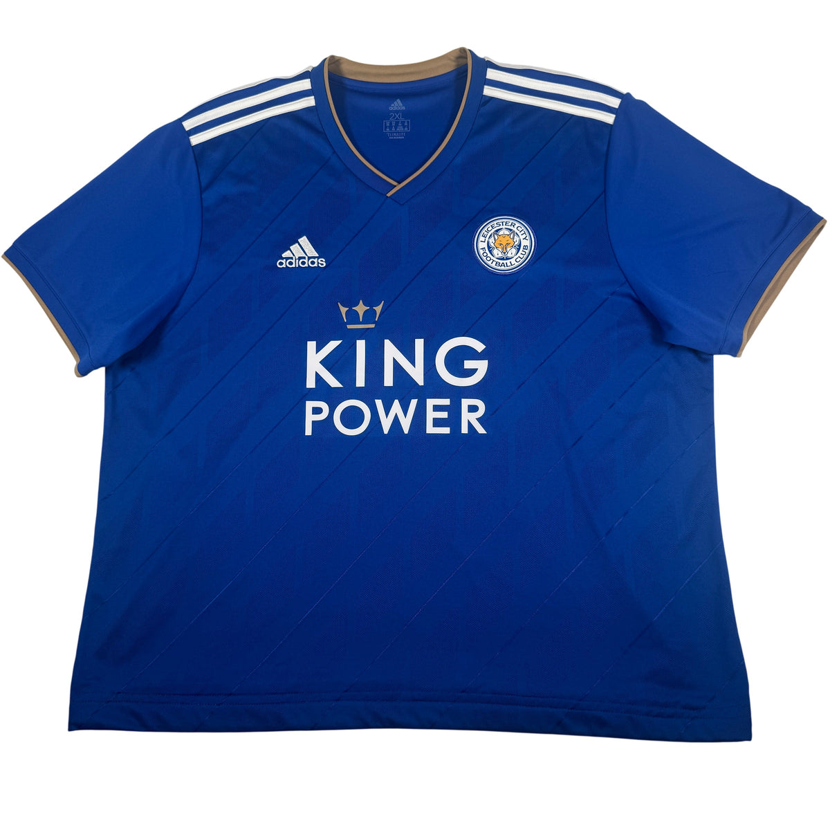 Front of Leicester City 2018/2019 home football shirt, size XXL