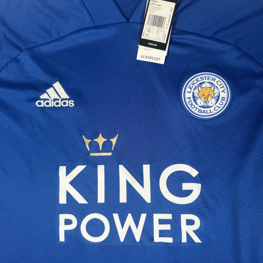 Leicester City 2020/2021 Home Football Shirt Large BNWT
