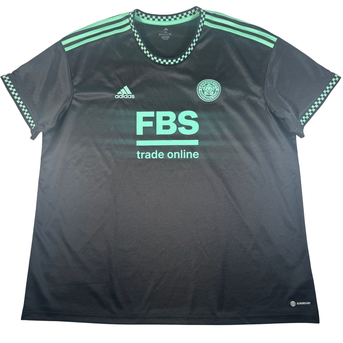 Front of Leicester City 2022/2023 away football shirt, size 3XL