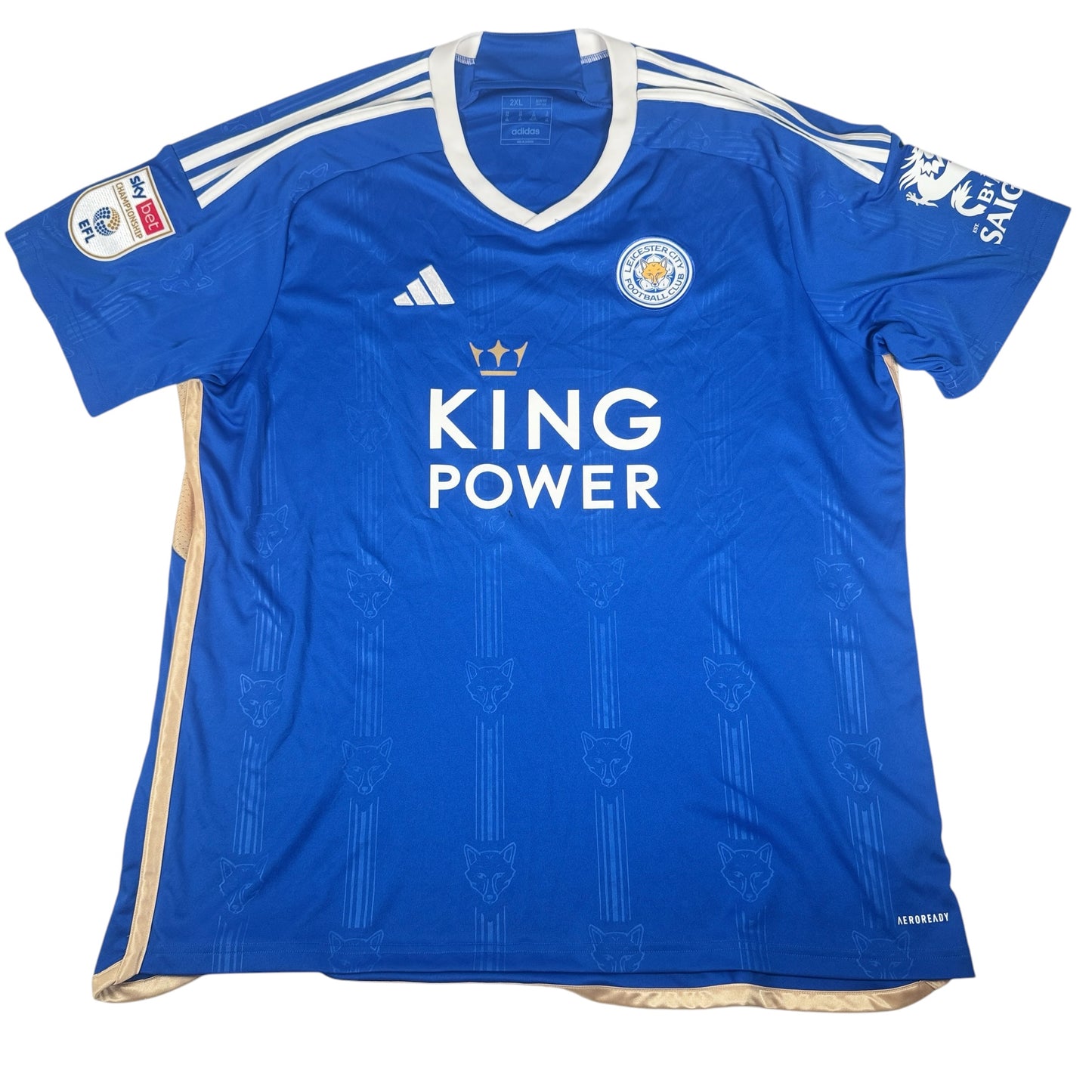 VARDY 9 Leicester City 2023/2024 Home Football Shirt 2XL – Football Shirt Kingdom