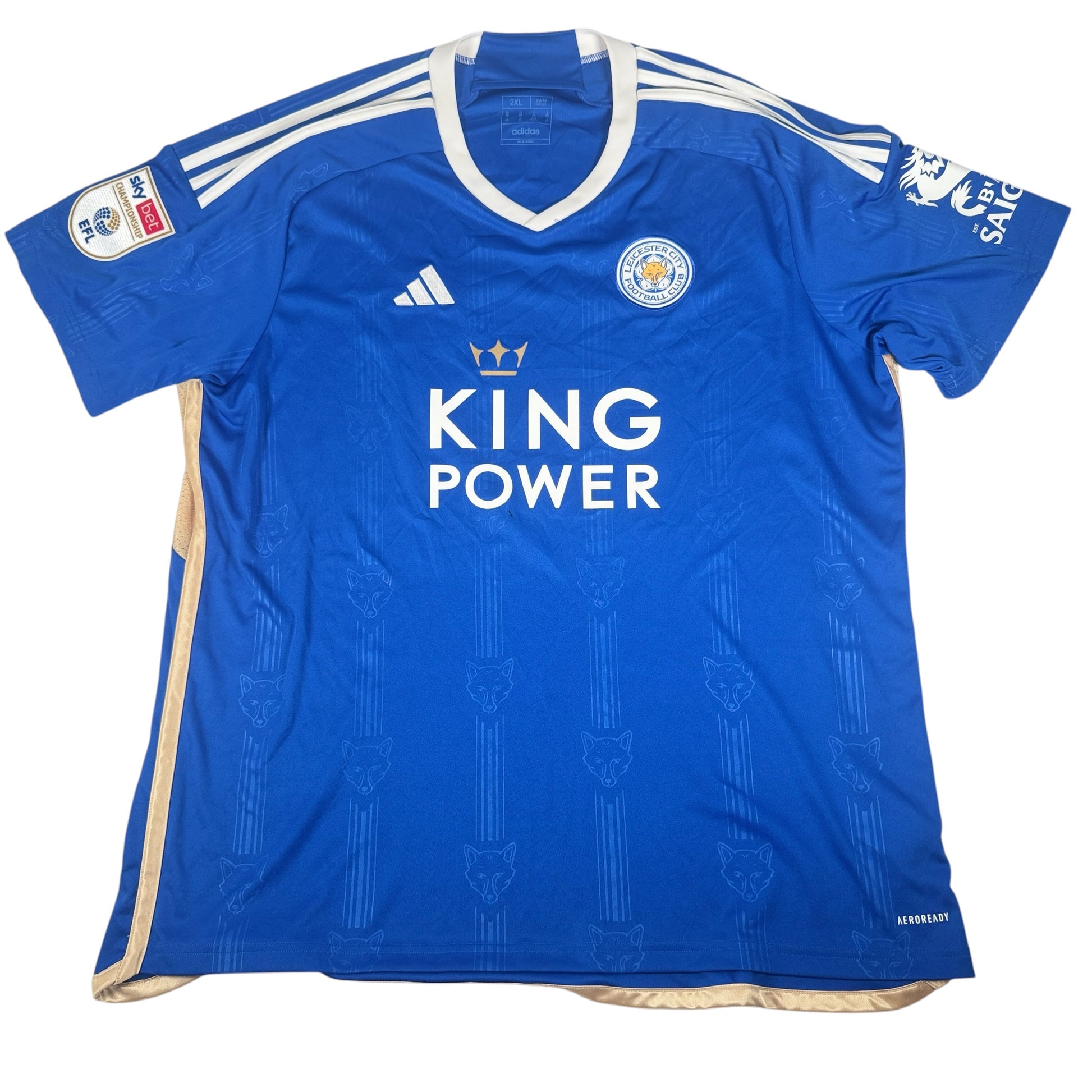 VARDY 9 Leicester City 2023/2024 Home Football Shirt 2XL – Football Shirt Kingdom