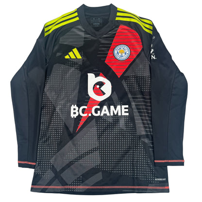 Leicester City 2024/2025 Goalkeeper Football Shirt Medium — full front view
