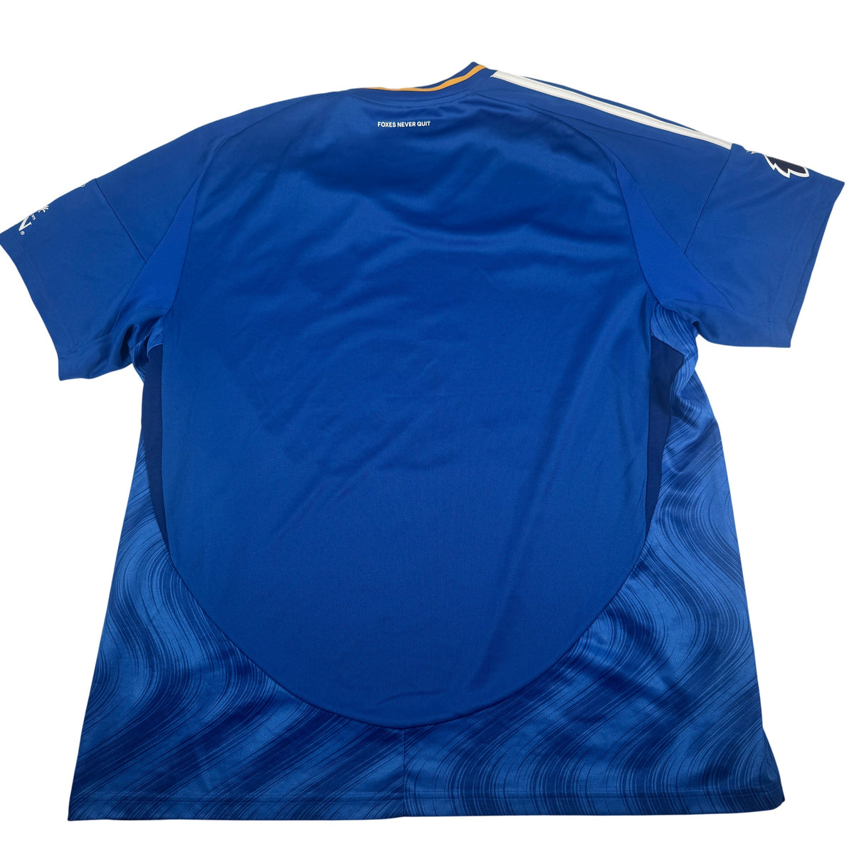 Back of Leicester City 2024/2025 home football shirt, size XXL