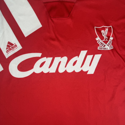 Liverpool 1991/1992 Home Football Shirt Large