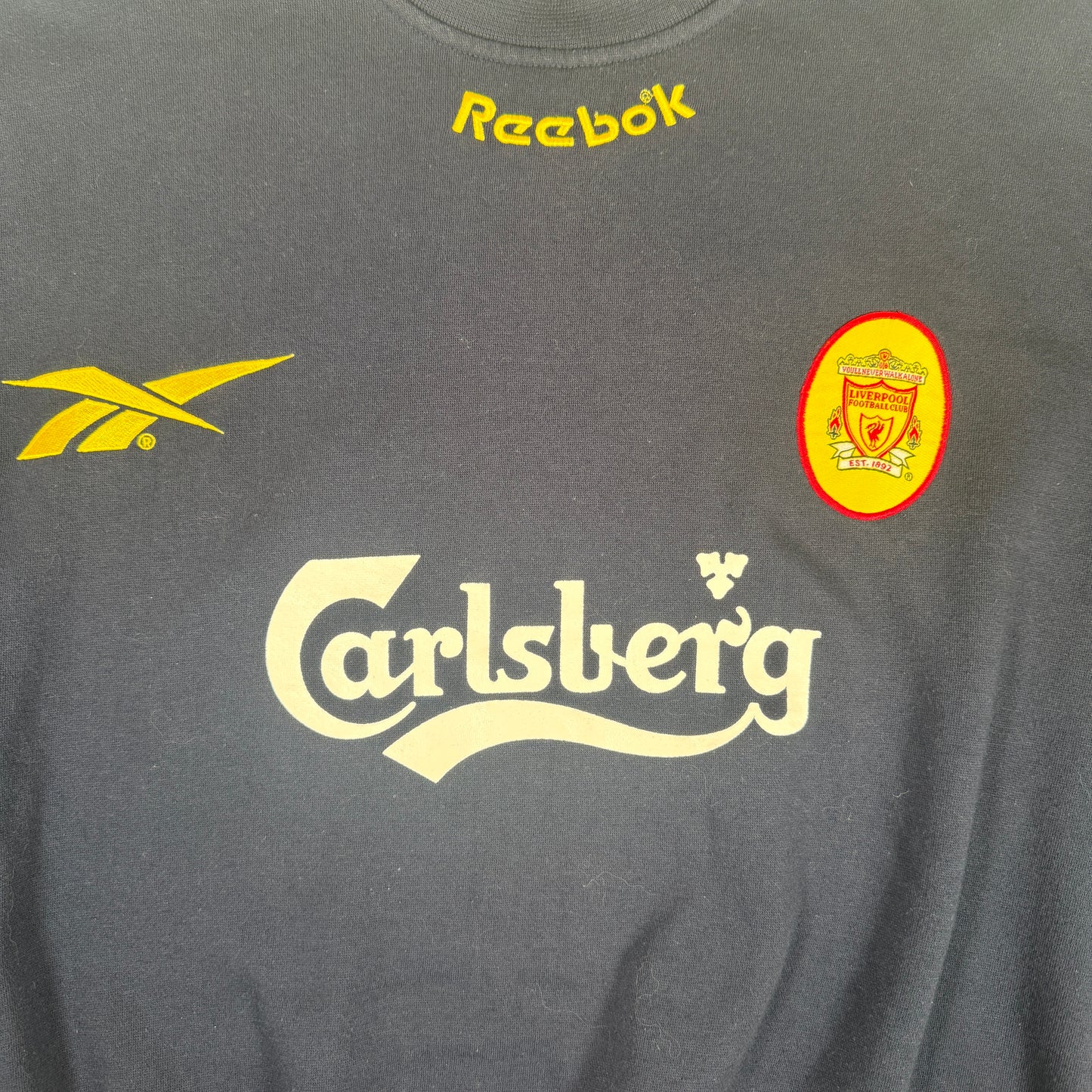 Liverpool 1997/1998/1999 Reebok Training Sweatshirt Medium – Football Shirt Kingdom