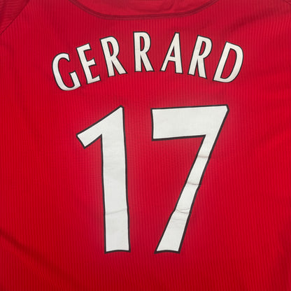 GERRARD 17 Liverpool 2002/2003/2004 Home Football Shirt XXL 2XL – Football Shirt Kingdom