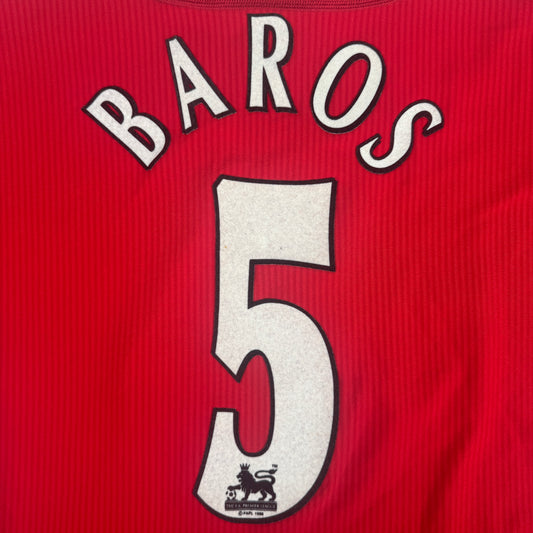 BAROS 5 Liverpool 2002/2003/2004 Home Football Shirt Medium – Football Shirt Kingdom