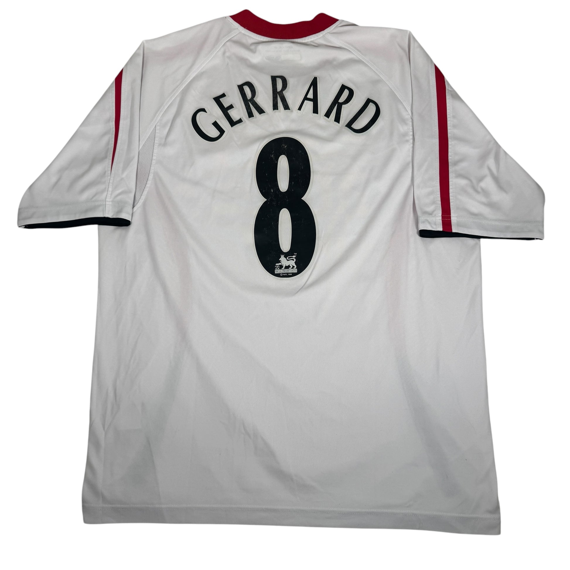 GERRARD 8 Liverpool 2005/2006 Away Football Shirt Large – Football Shirt Kingdom