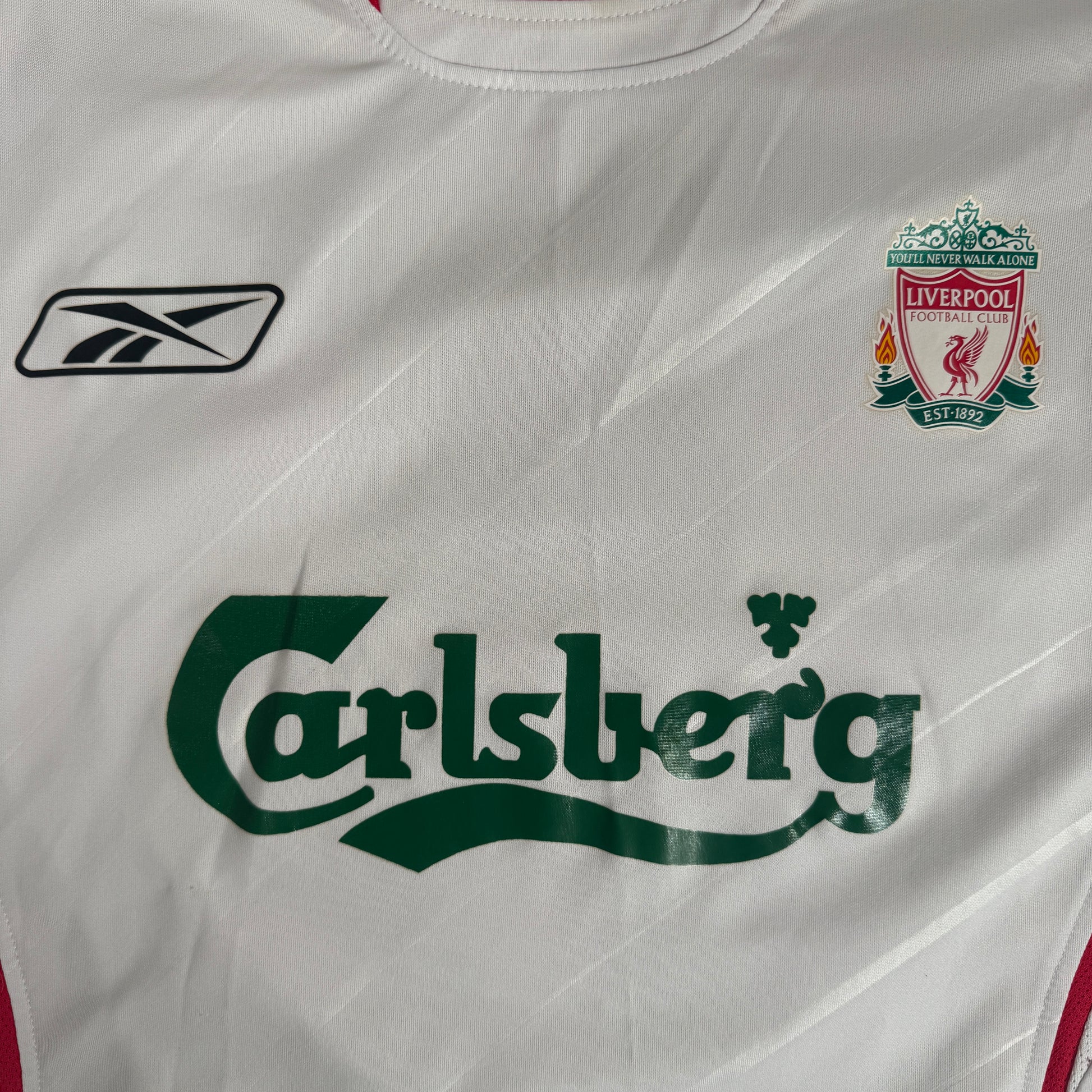 GERRARD 8 Liverpool 2005/2006 Away Football Shirt Large – Football Shirt Kingdom