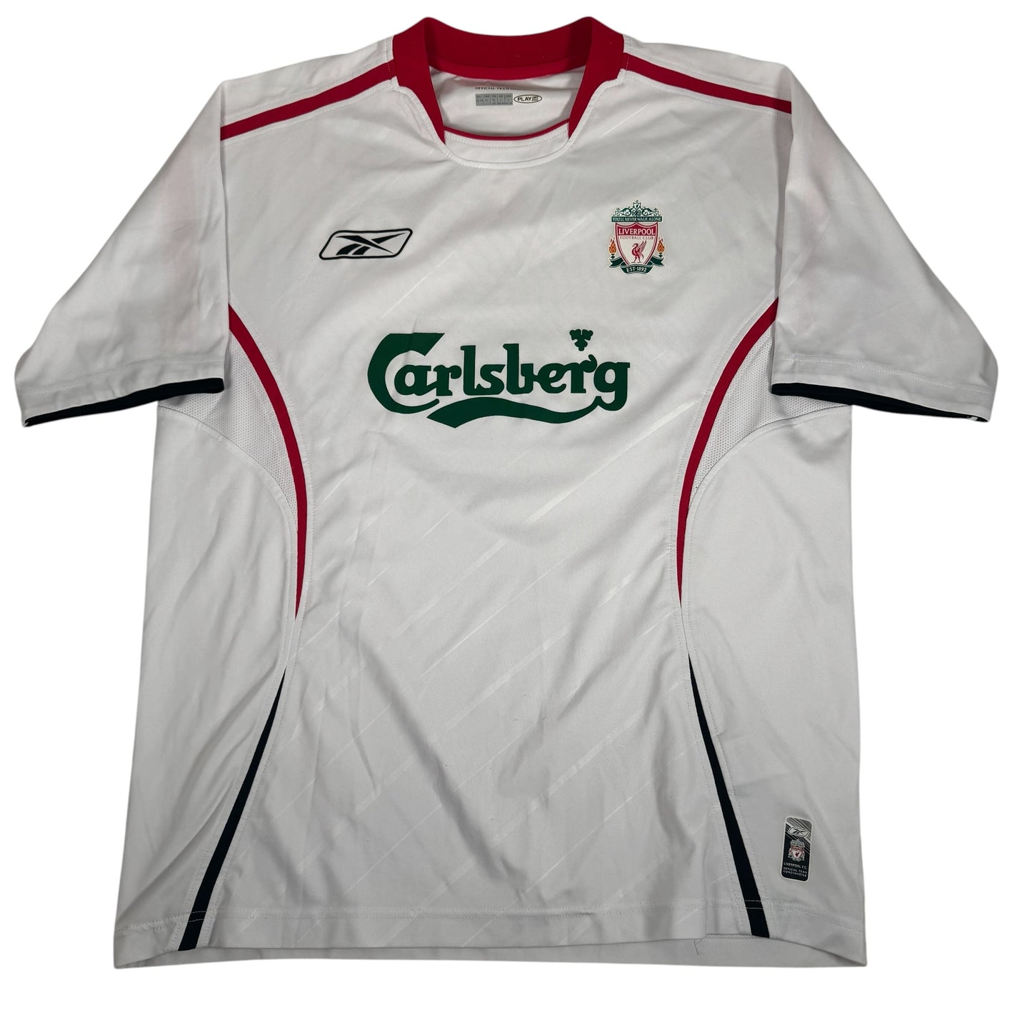 GERRARD 8 Liverpool 2005/2006 Away Football Shirt Large – Football Shirt Kingdom
