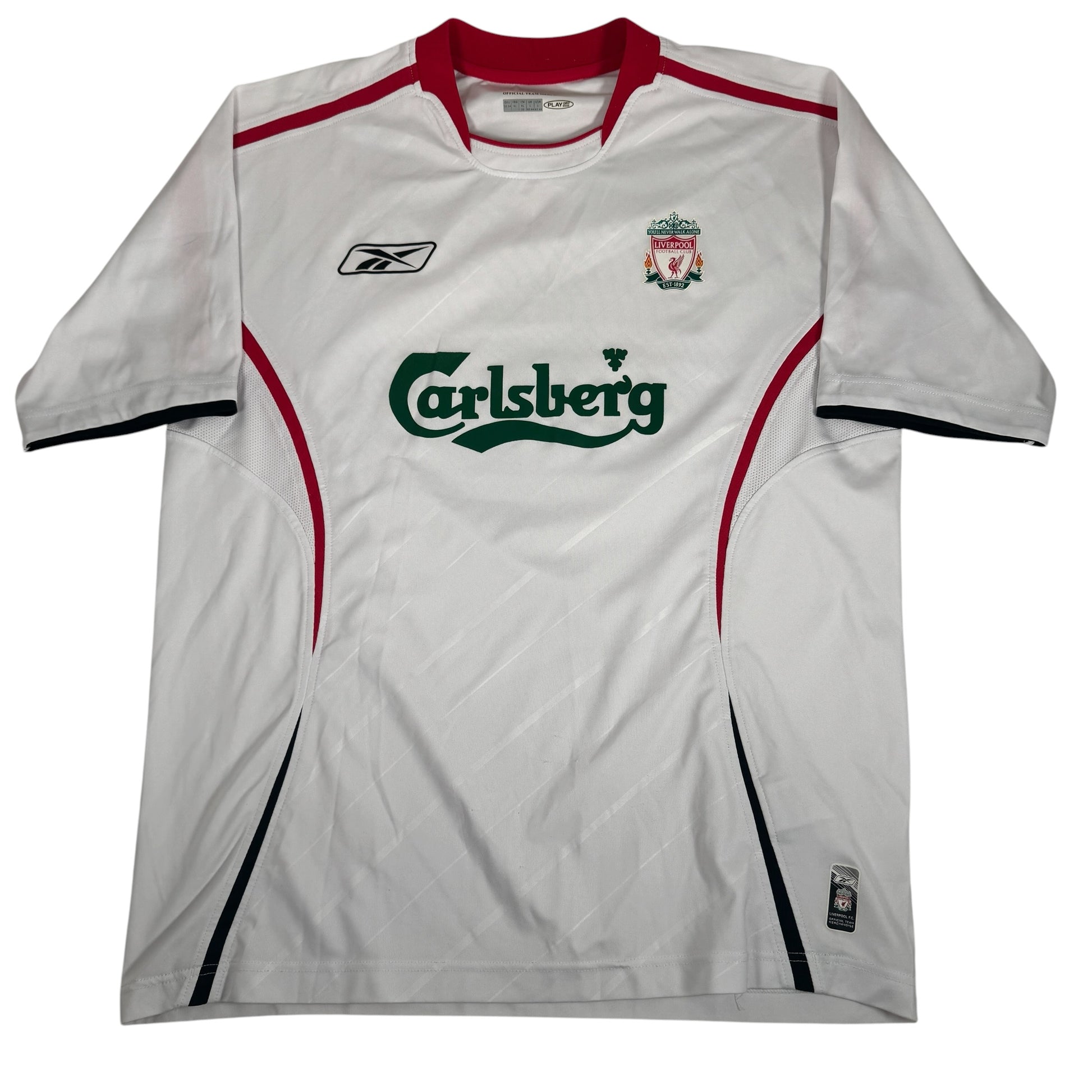 GERRARD 8 Liverpool 2005/2006 Away Football Shirt Large – Football Shirt Kingdom