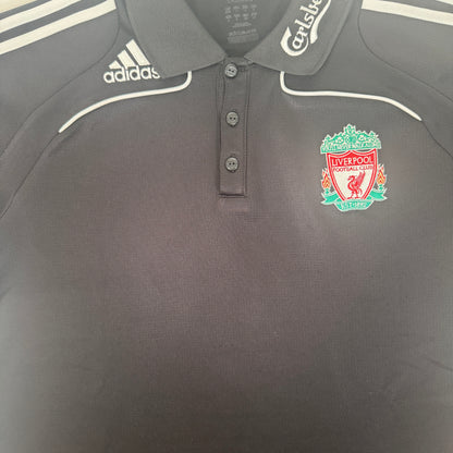 Liverpool 2008/2009 Training Polo Shirt XL — front close-up