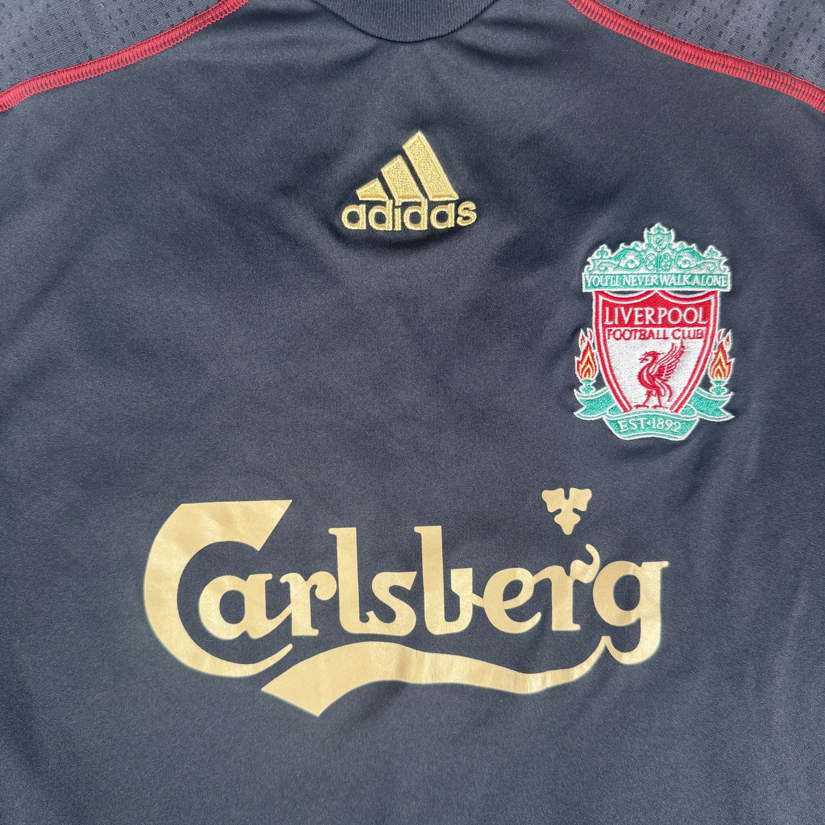 Insua 22 Liverpool 2009/2010 Away Long Sleeve Football Shirt Medium