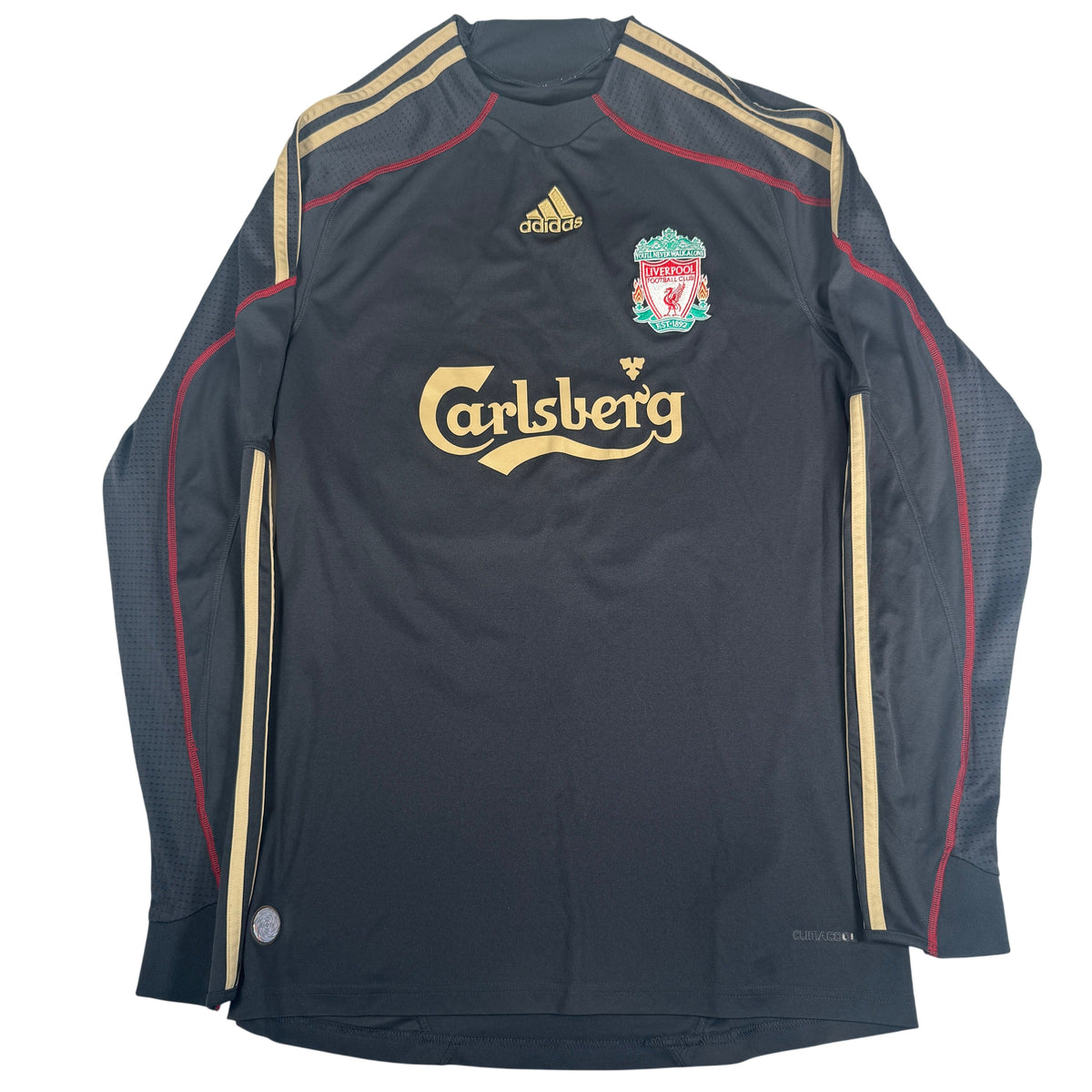 Insua 22 Liverpool 2009/2010 Away Long Sleeve Football Shirt Medium