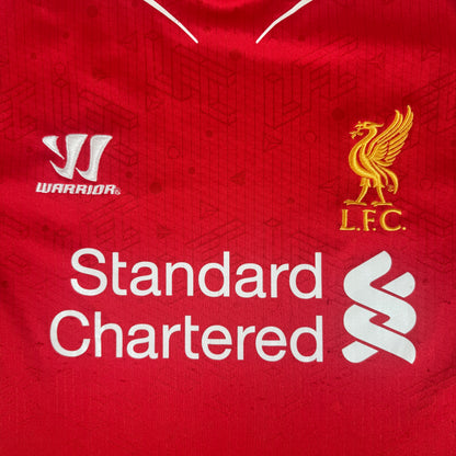 Liverpool 2014/2015 Home Football Shirt XL — front close-up