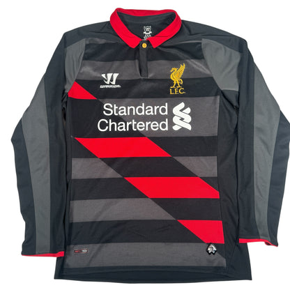 Liverpool 2014/2015 Third Long Sleeve Football Shirt Small — full front view