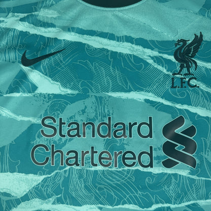 Liverpool 2020/2021 Away Football Shirt XXL — front close-up
