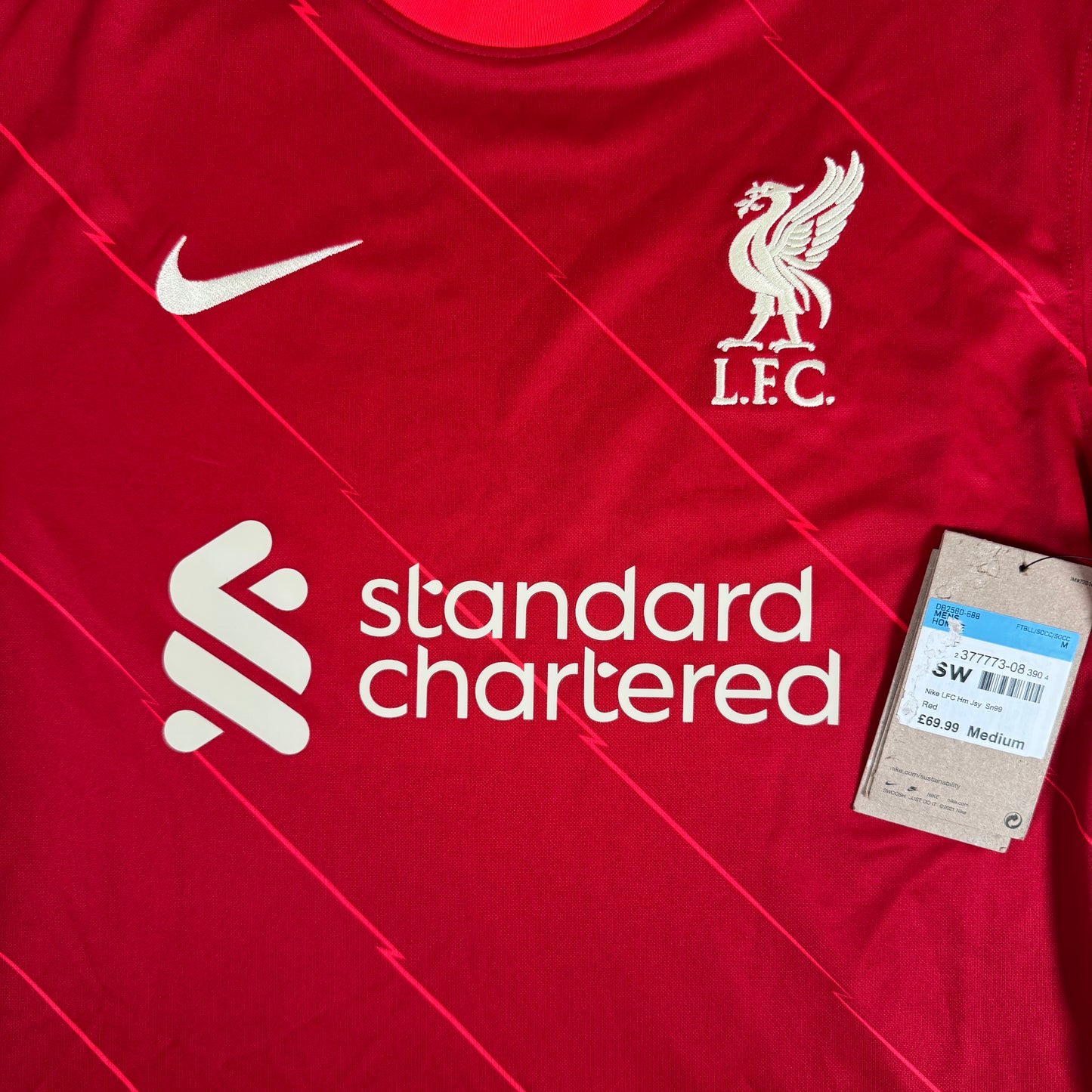 Liverpool 2021/2022 Home Football Shirt Medium BNWT – Football Shirt Kingdom