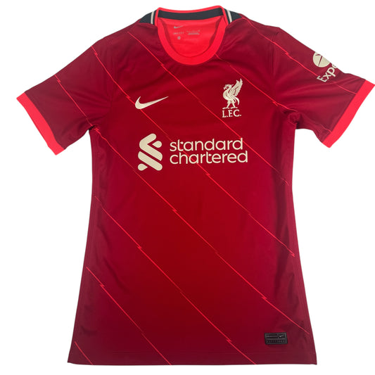 Liverpool 2021/2022 Home Football Shirt Small — full front view