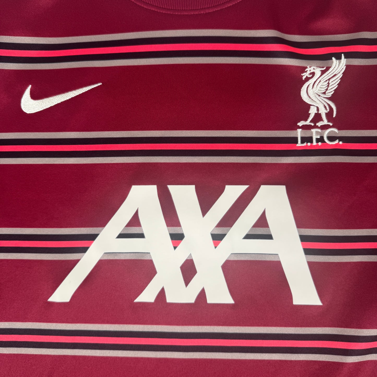 Liverpool 2021/2022 Pre Match Training Football Shirt Large – Football Shirt Kingdom