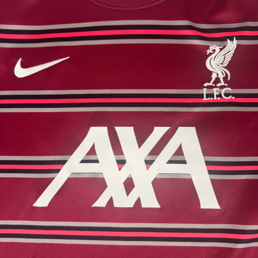 Liverpool 2021/2022 Pre Match Training Football Shirt Large – Football Shirt Kingdom