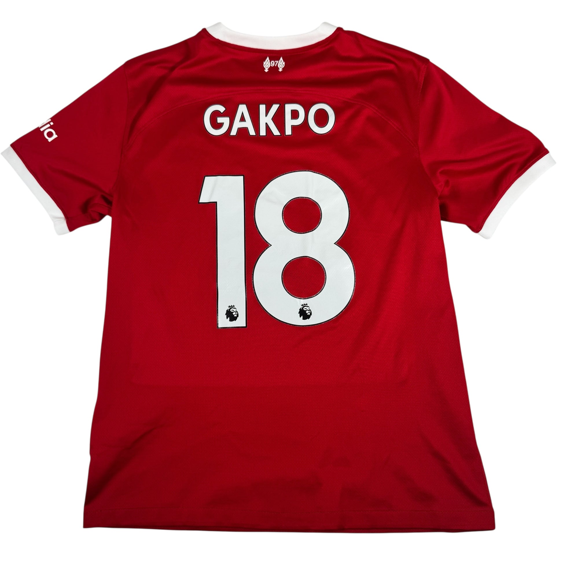 GAKPO 18 Liverpool 2023/2024 Home Football Shirt Medium – Football Shirt Kingdom