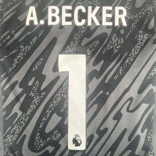 A. BECKER 1 Liverpool 2024/2025 Goalkeeper Football Shirt Small – Football Shirt Kingdom