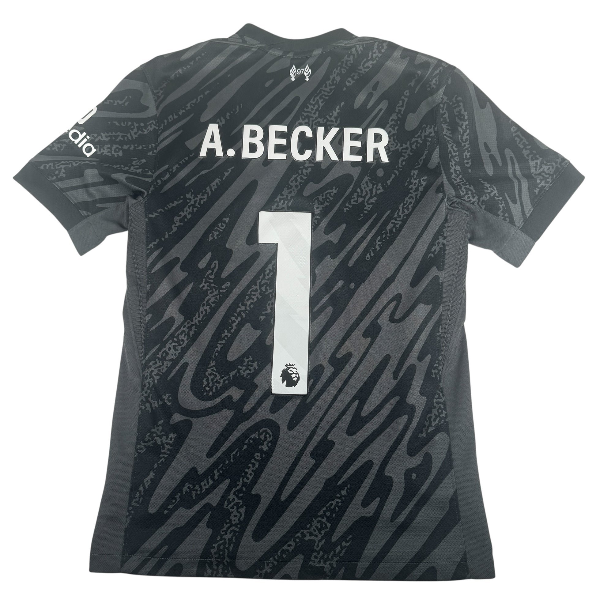 A. BECKER 1 Liverpool 2024/2025 Goalkeeper Football Shirt Small – Football Shirt Kingdom