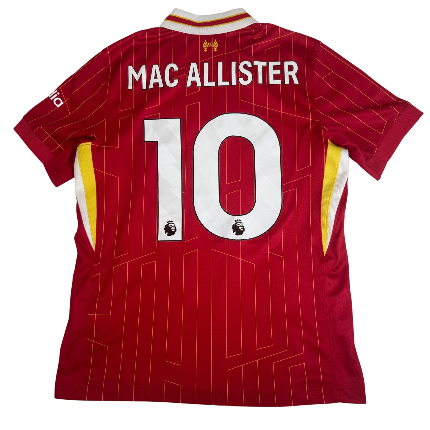 Mac Allister 10 Liverpool 2024/2025 Home Football Shirt Medium